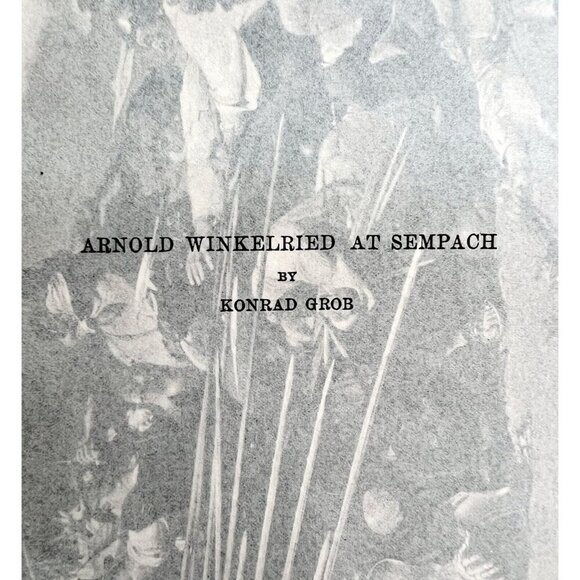 Arnold Winkelroed At Sempach Swiss Austrian War Gravure Victorian 1894 Art DWS11 - Picture 3 of 3